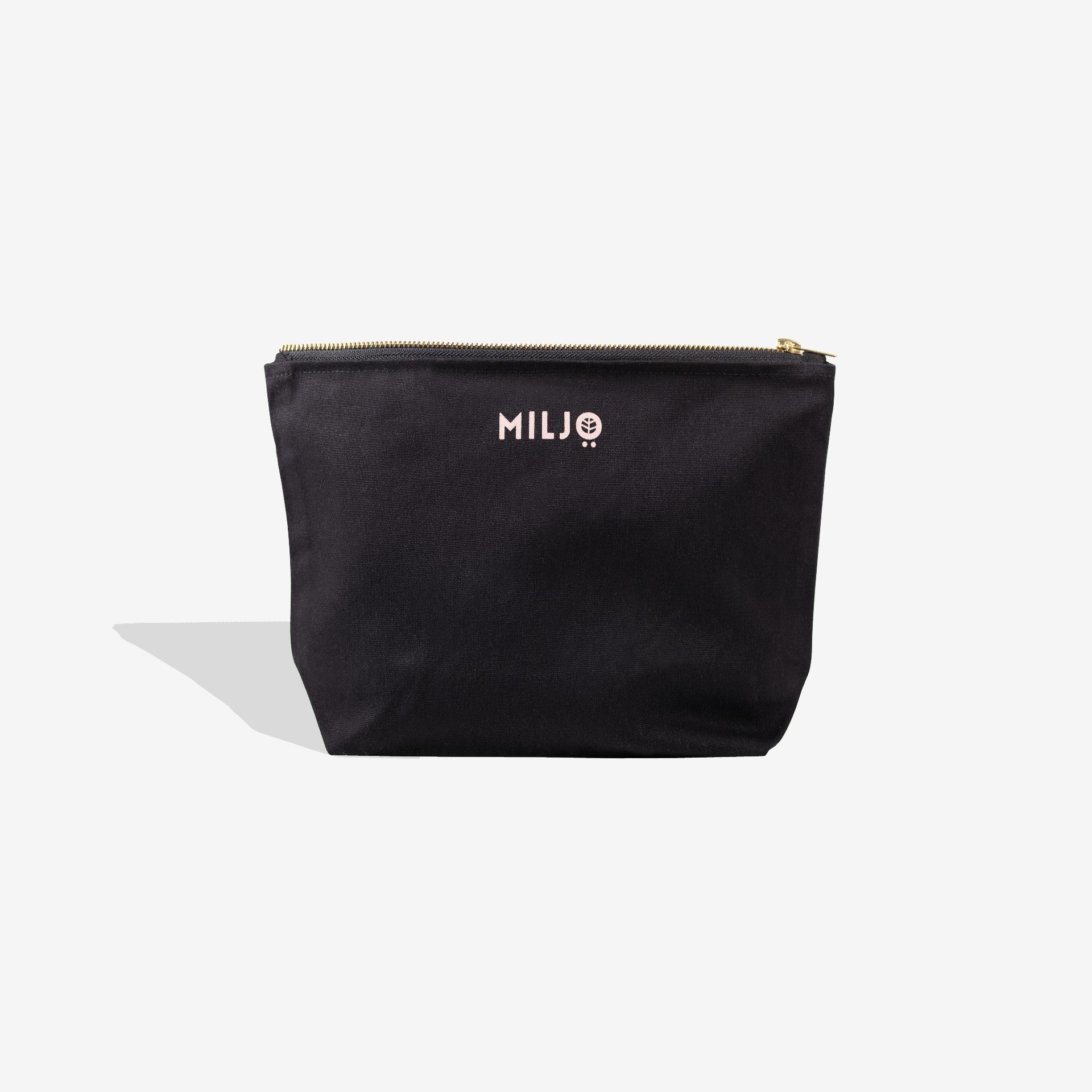 Fairtrade Organic Cotton Makeup Bag Black