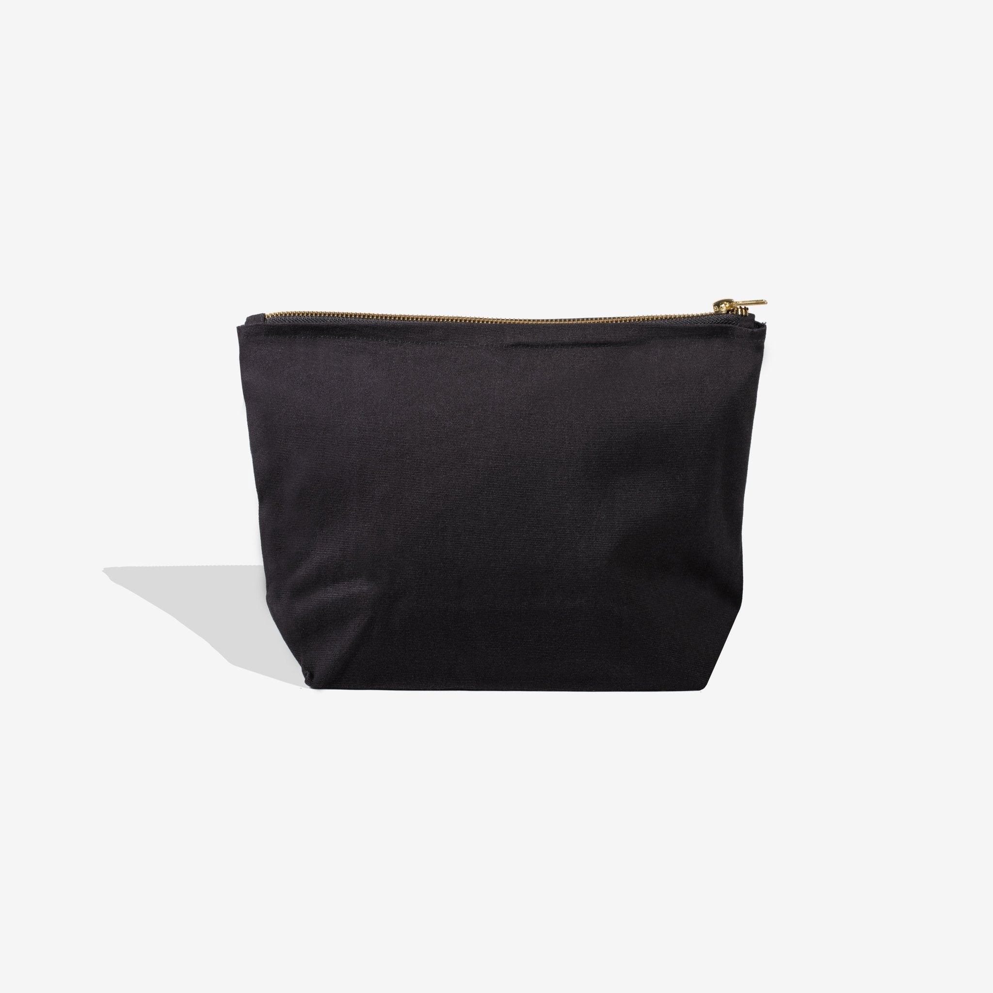 Fairtrade Organic Cotton Makeup Bag Black