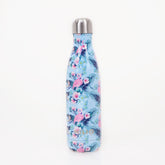 flamingo water bottle on white background