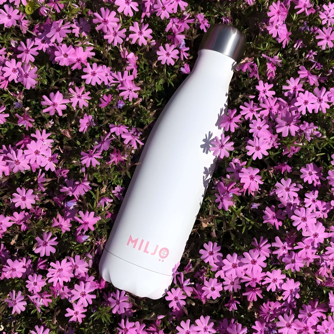 White Metal Water Bottle 500ml