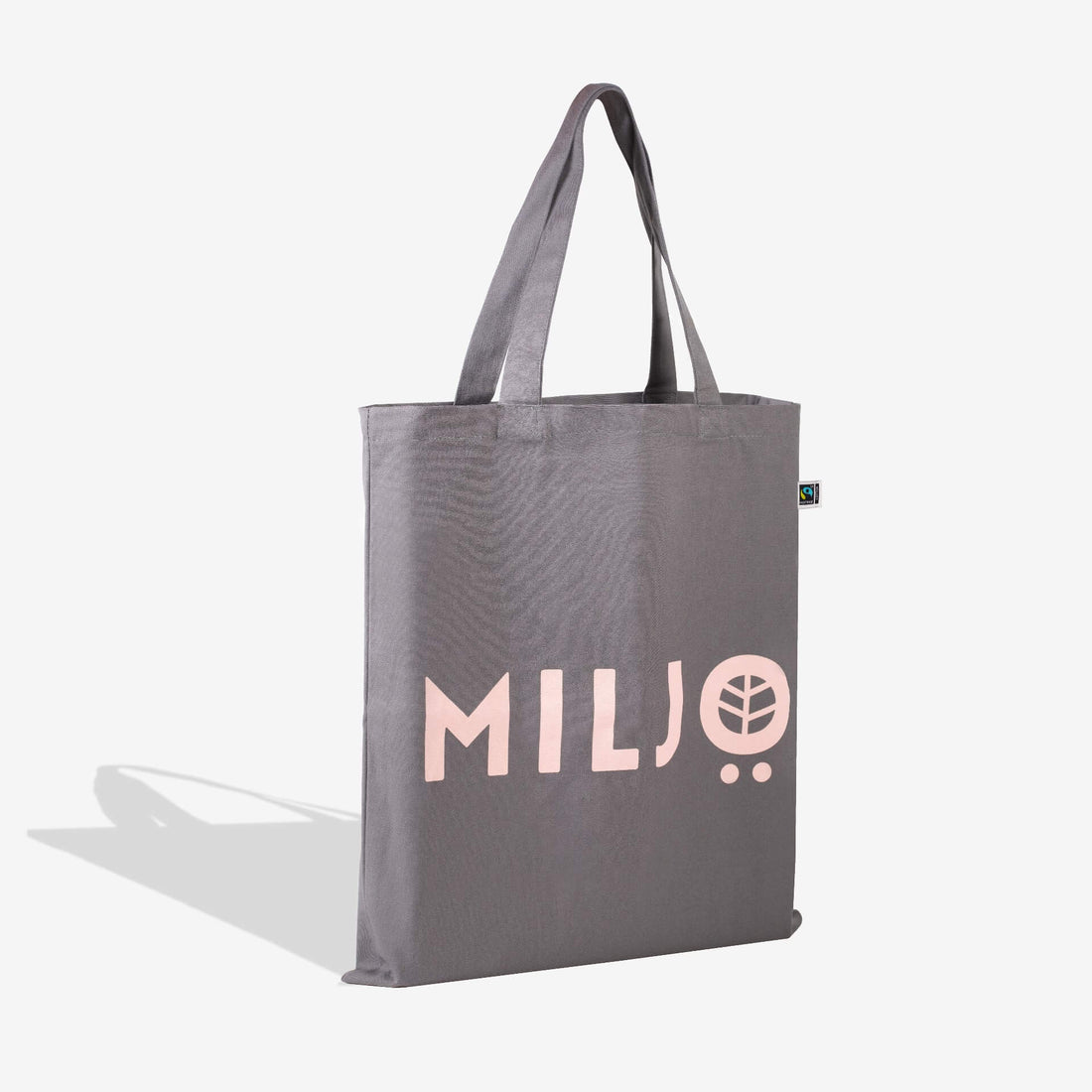 Fairtrade Eco Organic Cotton Tote Bag Grey