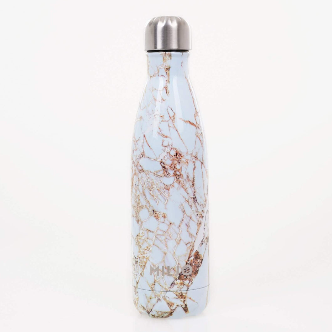 Marble Metal Water Bottle 500ml Duckegg