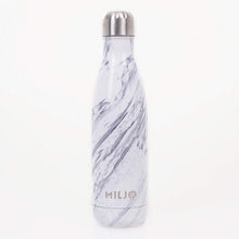 Load image into Gallery viewer, Marble Metal Water Bottle 500ml Grey
