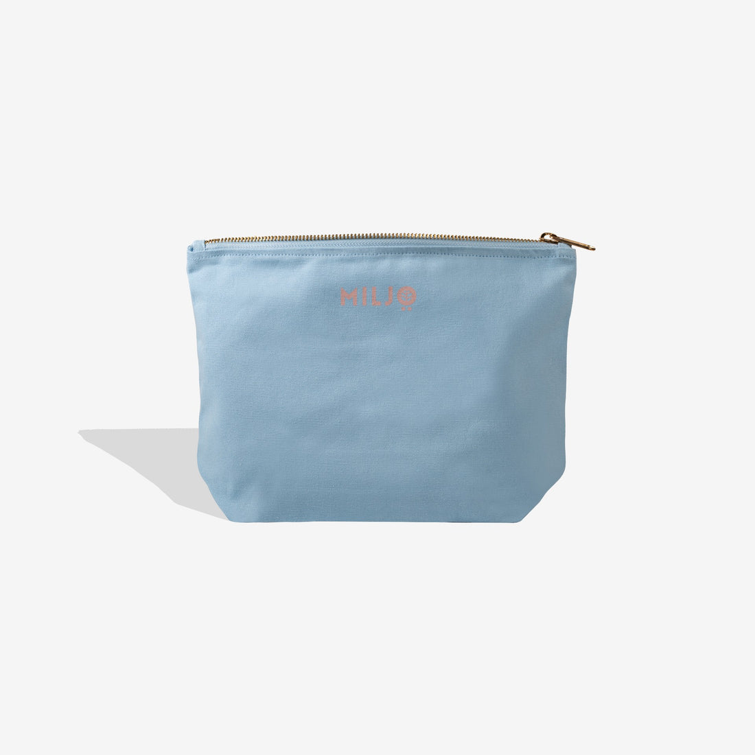Fairtrade Organic Cotton Makeup Bag Aqua