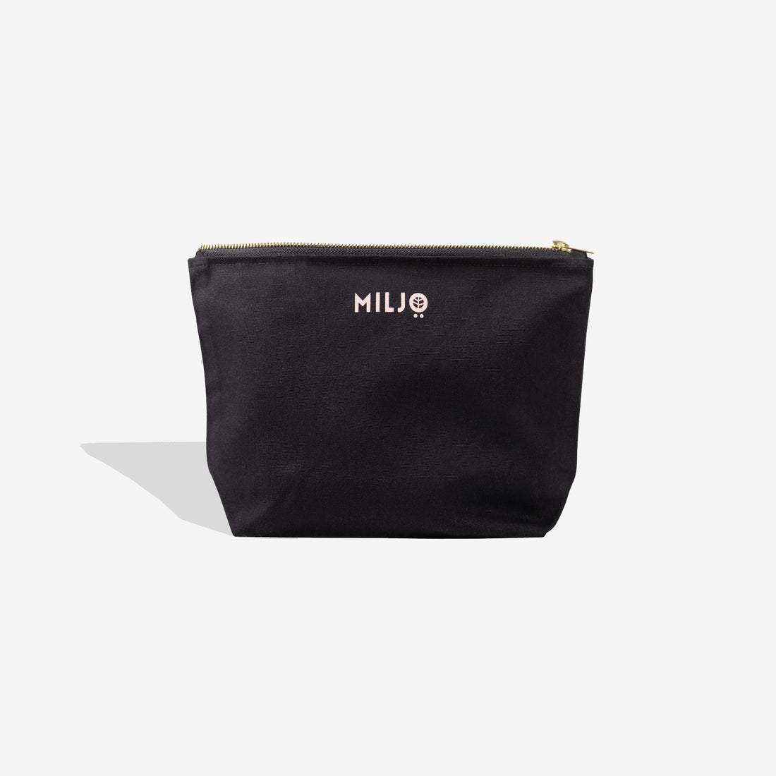 Fairtrade Organic Cotton Makeup Bag Black