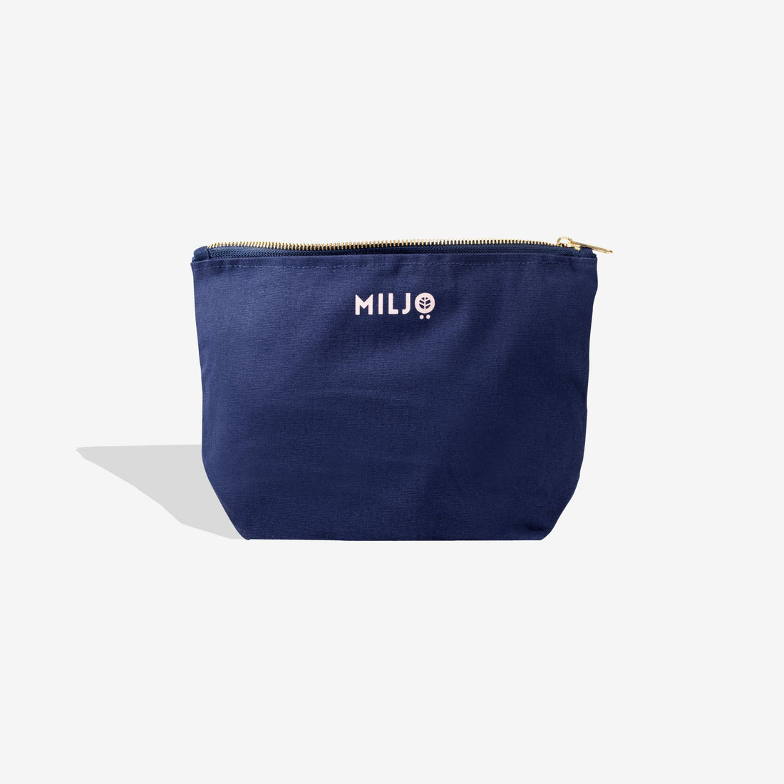 Fairtrade Organic Cotton Makeup Bag Navy