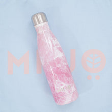 Load image into Gallery viewer, Marble Metal Water Bottle 500ml Pink
