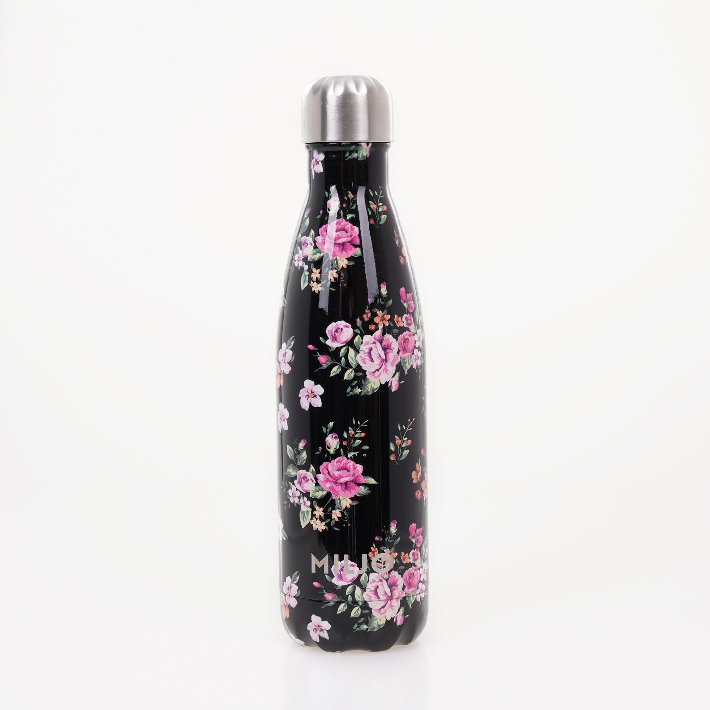 Floral Metal Water Bottle 500ml Orient