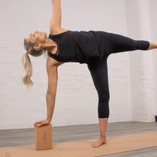 Load image into Gallery viewer, Cork Yoga Block
